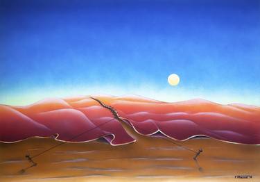 Original Conceptual Landscape Paintings by Panos Pliassas