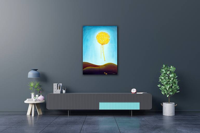 Original Conceptual Nature Painting by Panos Pliassas
