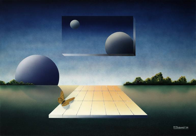 Print of Conceptual Nature Paintings by Panos Pliassas