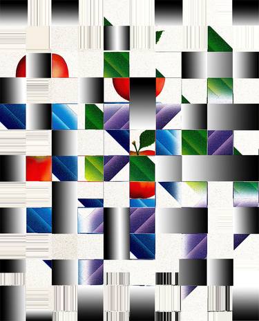 Print of Art Deco Geometric Mixed Media by Panos Pliassas