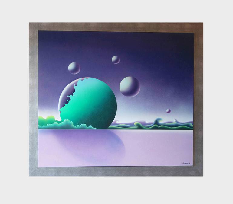 Original Conceptual Nature Painting by Panos Pliassas