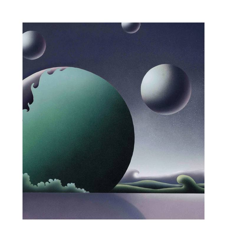 Original Conceptual Nature Painting by Panos Pliassas