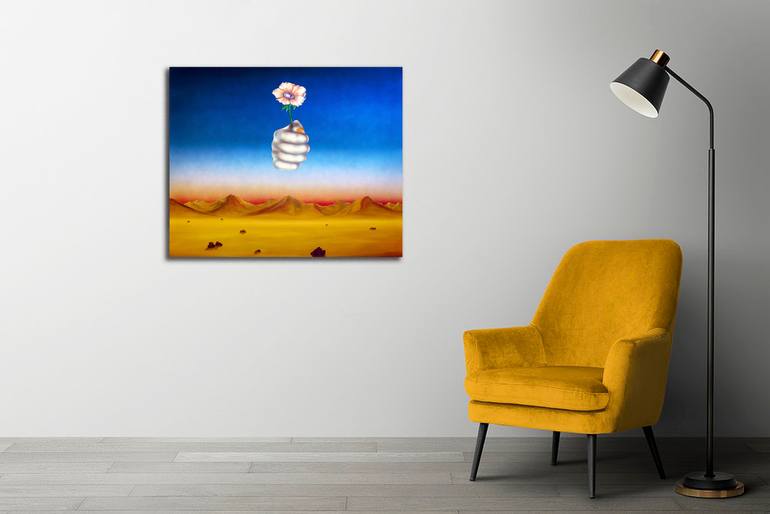 Original Conceptual Landscape Painting by Panos Pliassas