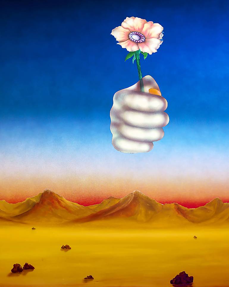 Original Conceptual Landscape Painting by Panos Pliassas