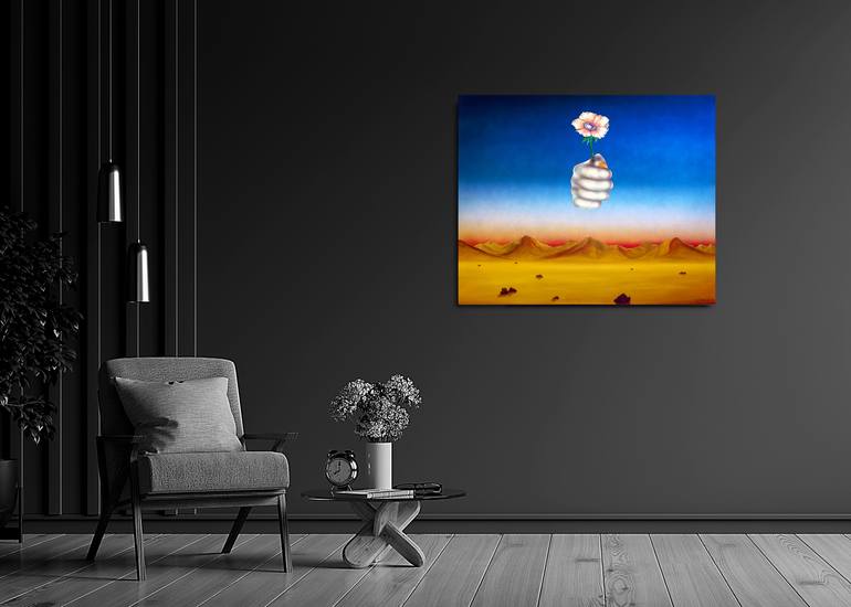 Original Conceptual Landscape Painting by Panos Pliassas