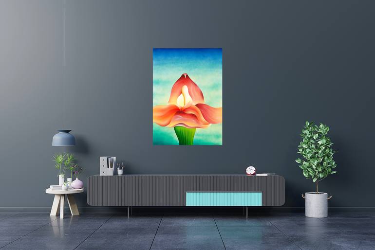 Original Conceptual Botanic Painting by Panos Pliassas