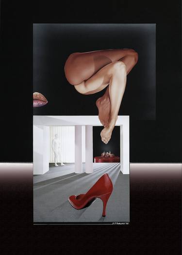 Original Erotic Collage by Panos Pliassas