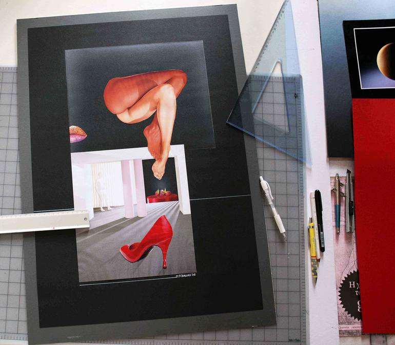 Original Erotic Collage by Panos Pliassas