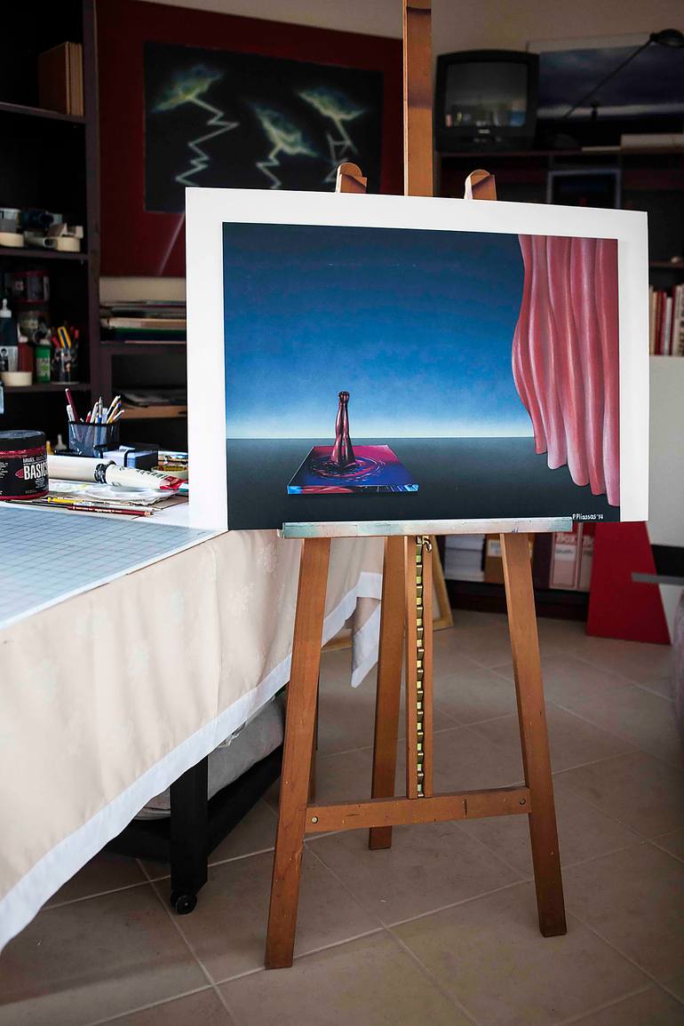 Original Conceptual People Mixed Media by Panos Pliassas