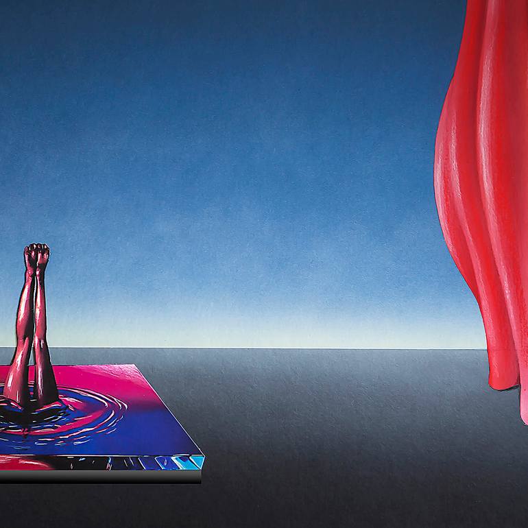 Original Conceptual People Mixed Media by Panos Pliassas