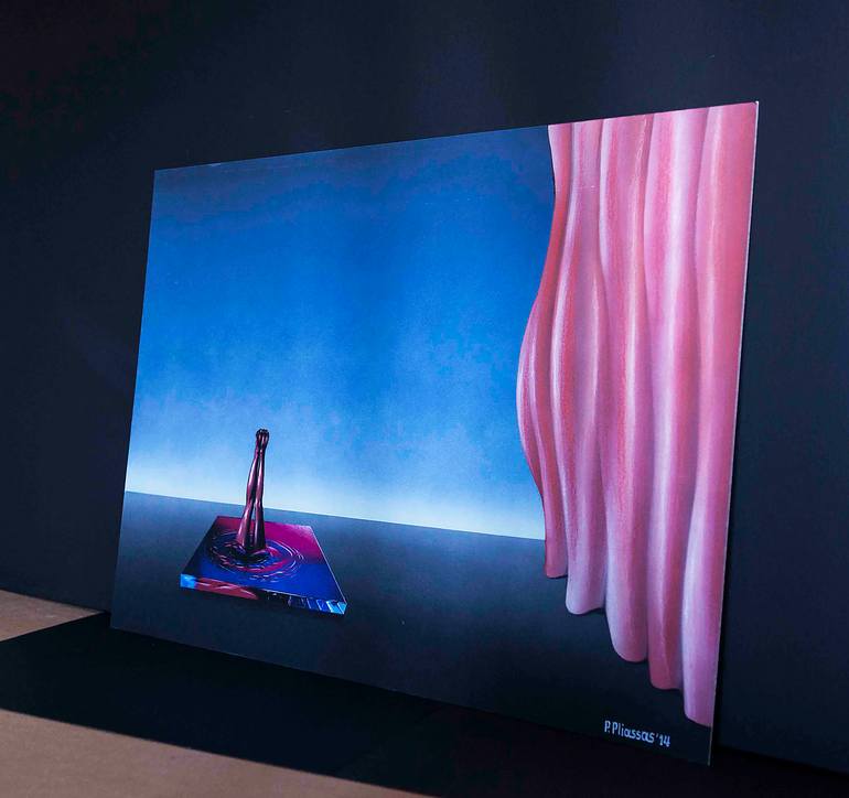 Original Conceptual People Mixed Media by Panos Pliassas