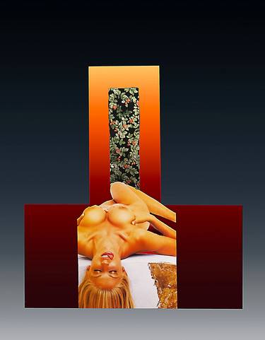 Original Conceptual Erotic Mixed Media by Panos Pliassas