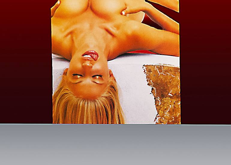 Original Conceptual Erotic Mixed Media by Panos Pliassas