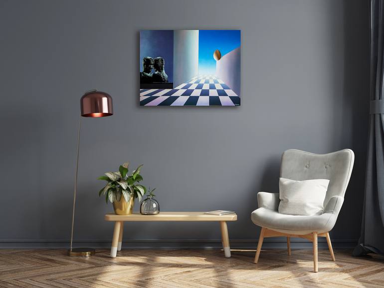 Original Conceptual People Mixed Media by Panos Pliassas