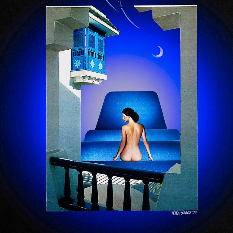 Original Conceptual Travel Mixed Media by Panos Pliassas