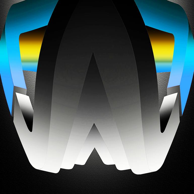 Original Conceptual Geometric Digital by Panos Pliassas