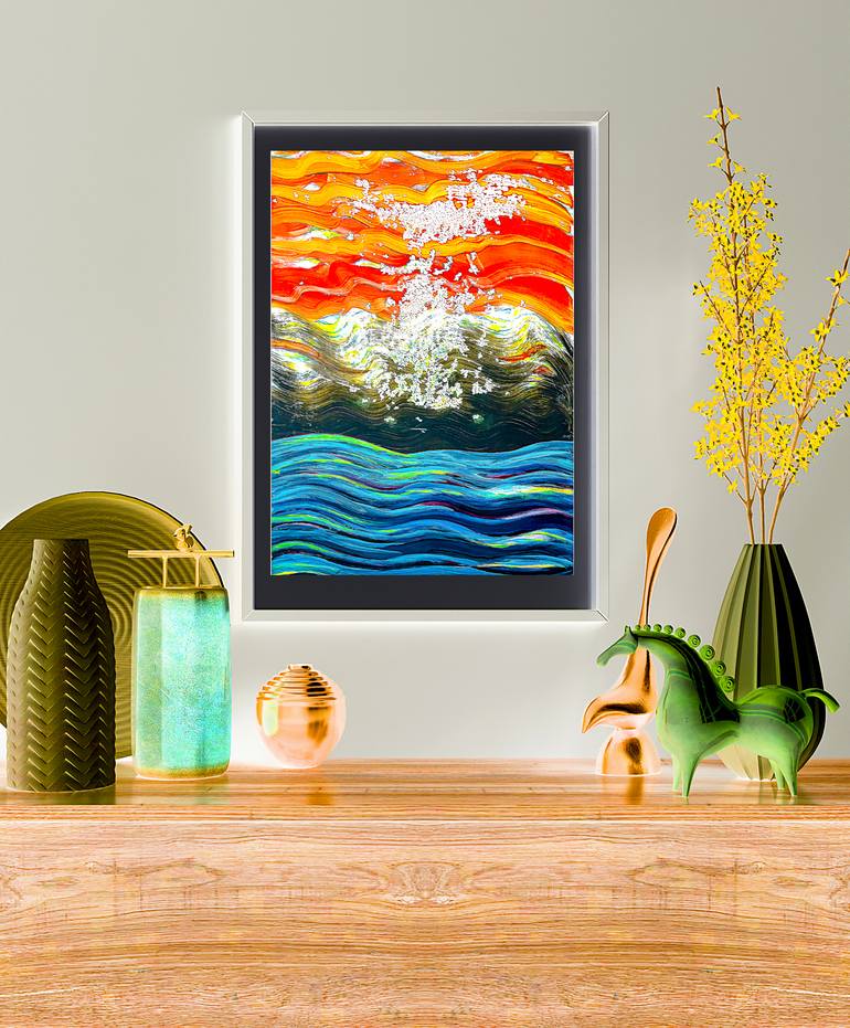 Original Contemporary Abstract Painting by Panos Pliassas