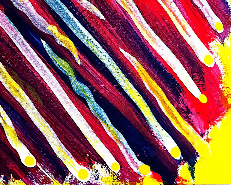 Original Contemporary Abstract Painting by Panos Pliassas