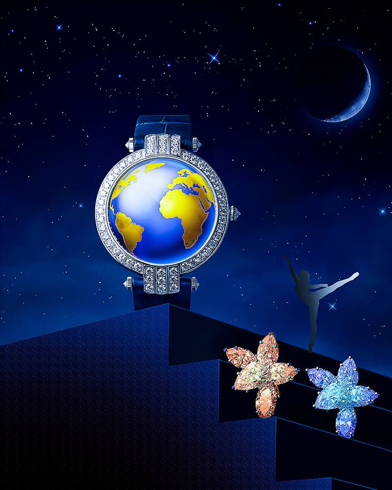 Original Conceptual Outer Space Mixed Media by Panos Pliassas