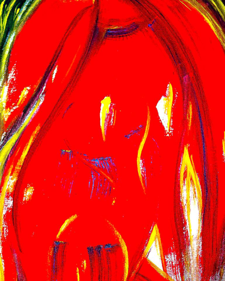 Original Conceptual Abstract Painting by Panos Pliassas