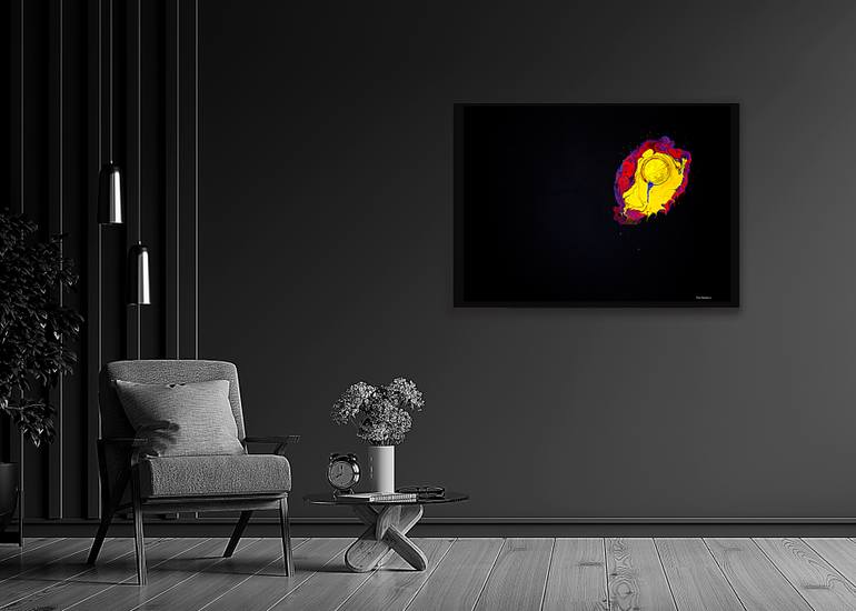 Original Abstract Expressionism Abstract Painting by Panos Pliassas