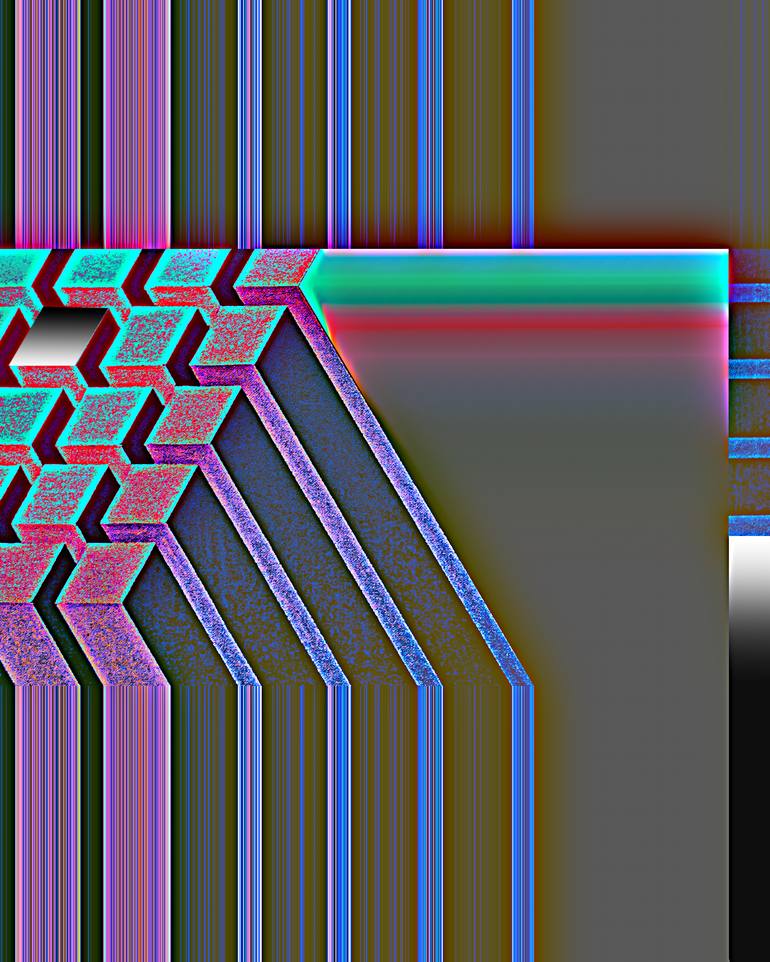 Original Contemporary Abstract Digital by Panos Pliassas