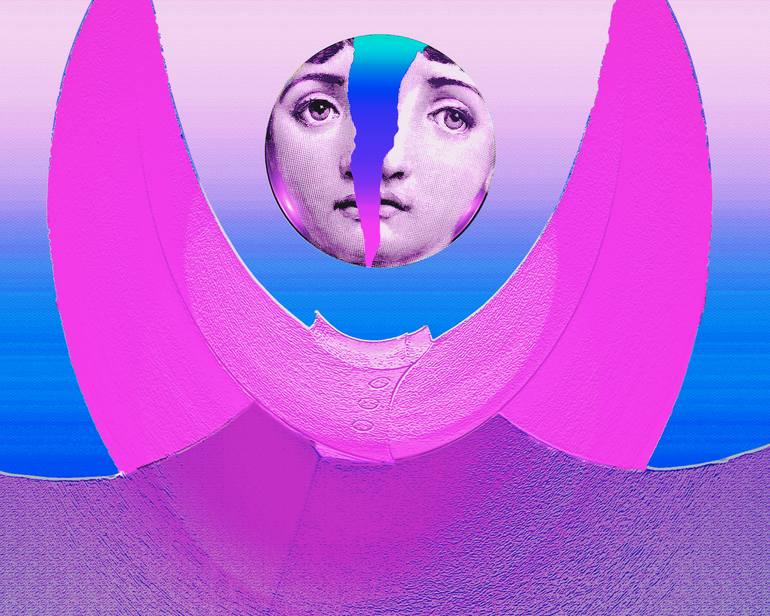 Original Conceptual People Mixed Media by Panos Pliassas