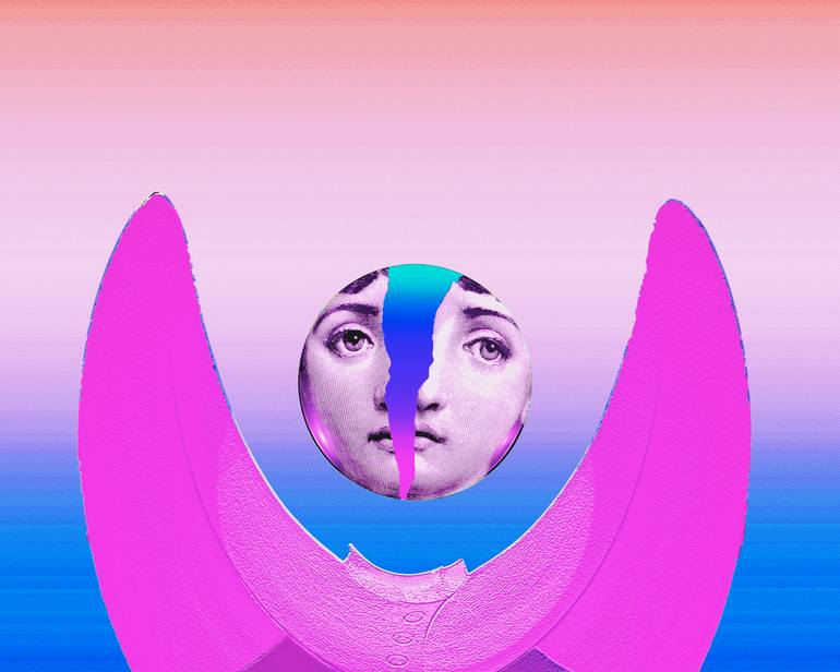Original Conceptual People Mixed Media by Panos Pliassas