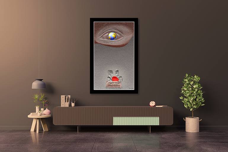 Original Conceptual People Mixed Media by Panos Pliassas