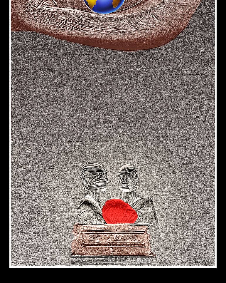 Original Conceptual People Mixed Media by Panos Pliassas