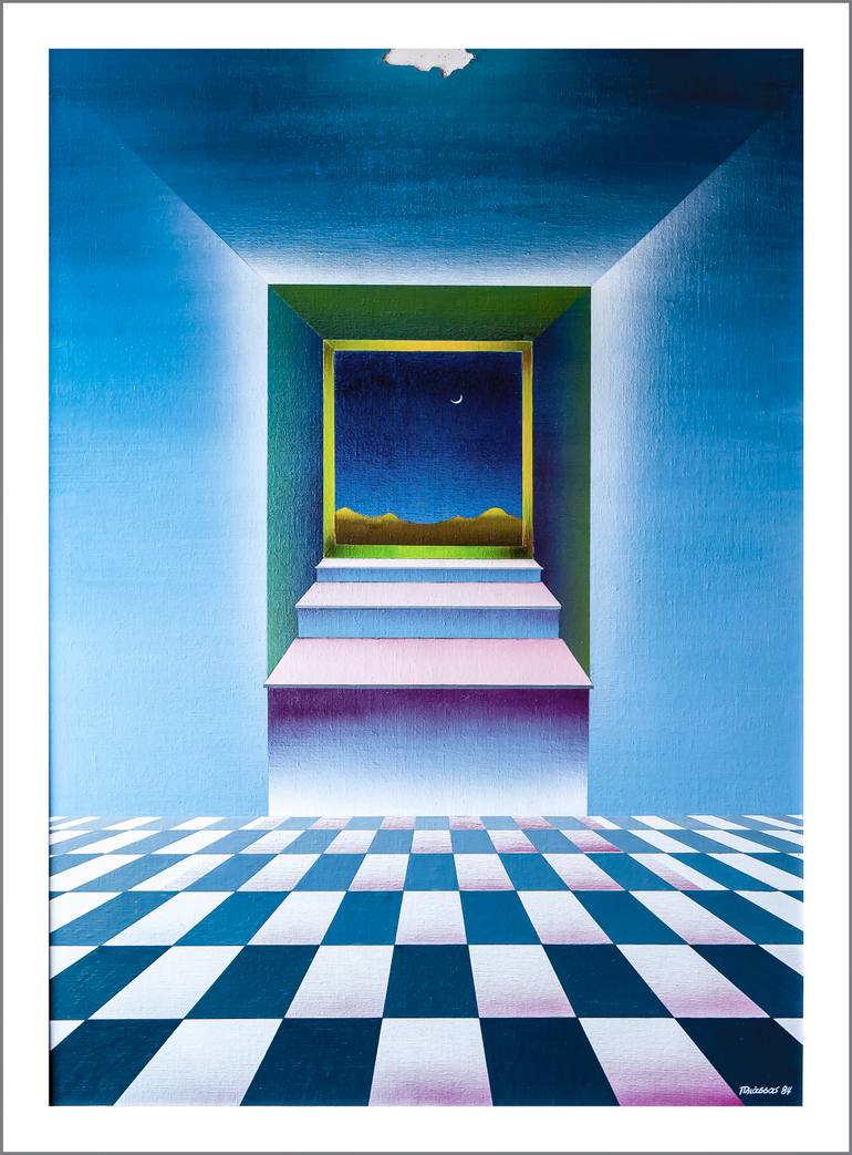 Original Conceptual Architecture Painting by Panos Pliassas