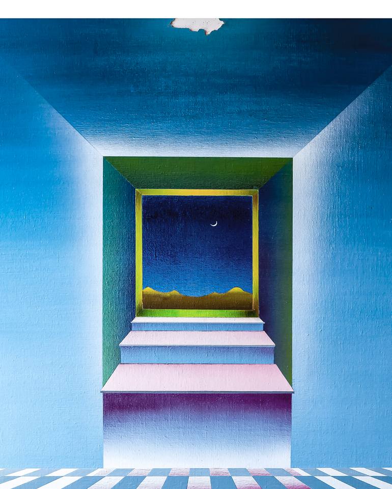 Original Conceptual Architecture Painting by Panos Pliassas