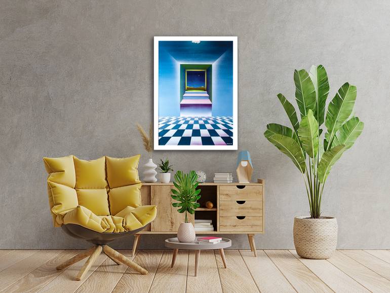 Original Conceptual Architecture Painting by Panos Pliassas