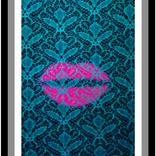 Pink Lips on Blue Lace -7265-1 by Panos Pliassas
