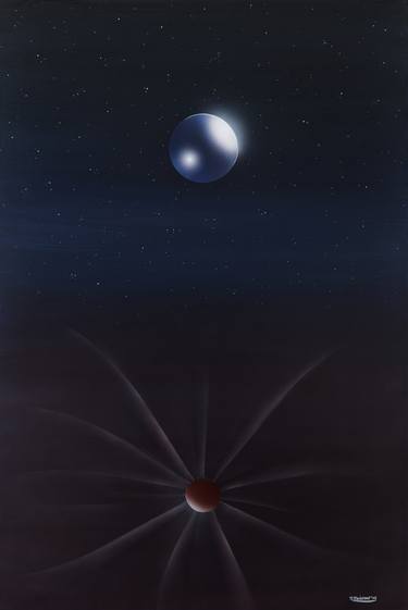 Original Outer Space Paintings by Panos Pliassas