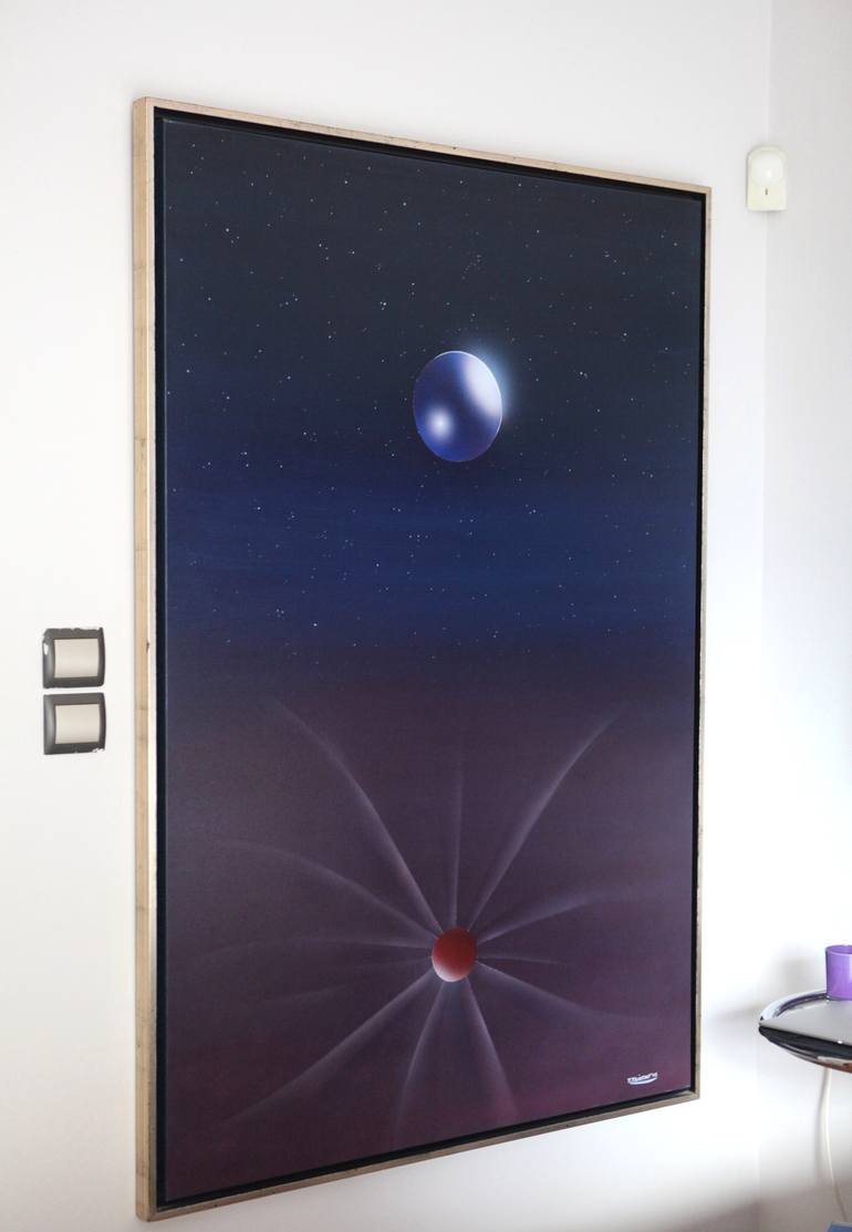 Original Outer Space Painting by Panos Pliassas