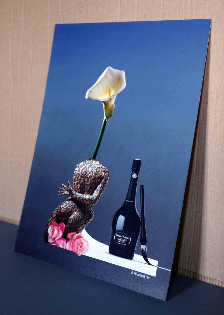 Original Fine Art Still Life Collage by Panos Pliassas