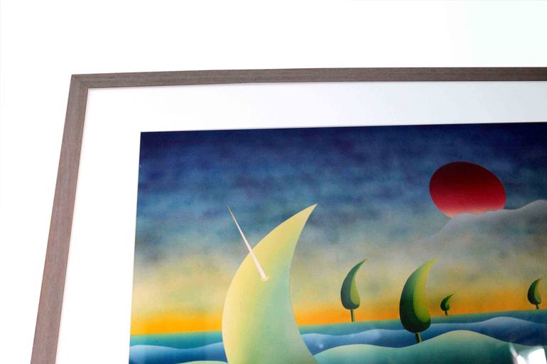 Original Conceptual Seascape Painting by Panos Pliassas