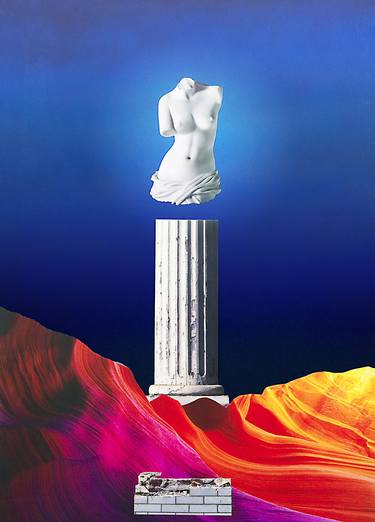 Original Conceptual World Culture Collage by Panos Pliassas
