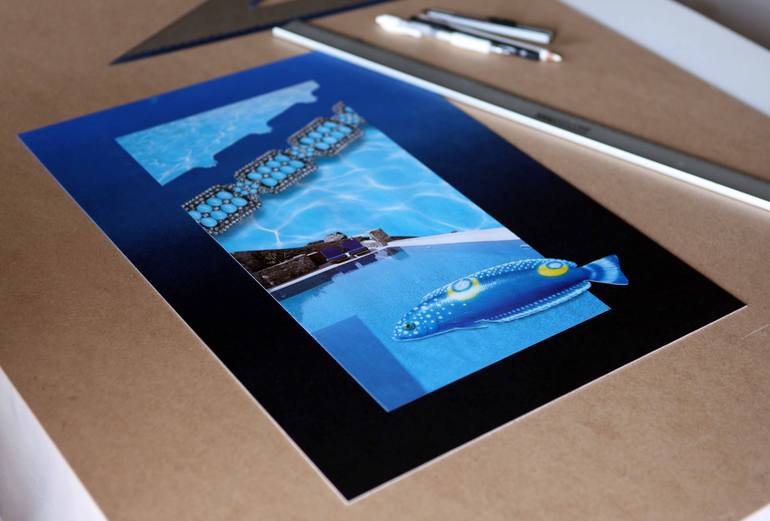 Original Conceptual Water Collage by Panos Pliassas