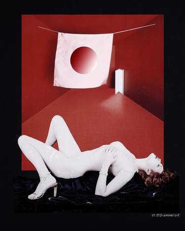 Original Conceptual Erotic Collage by Panos Pliassas
