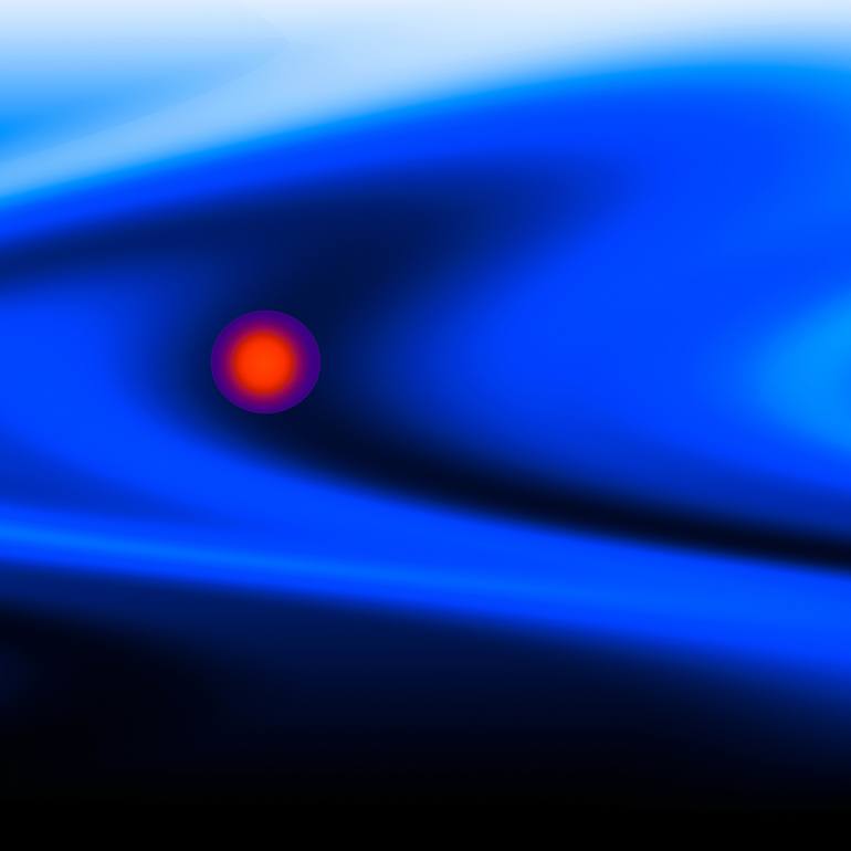 Original Abstract Expressionism Outer Space Digital by Panos Pliassas