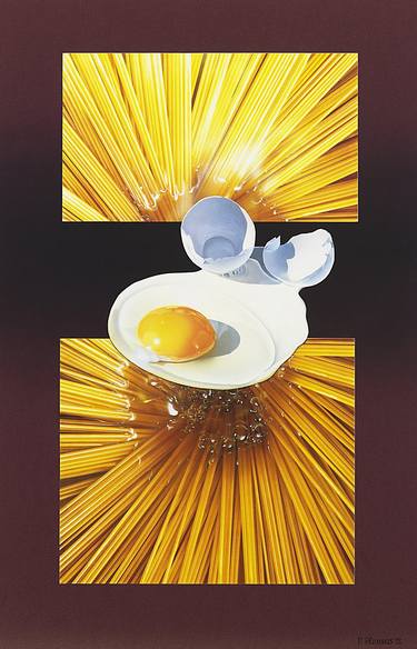 Print of Food Collage by Panos Pliassas