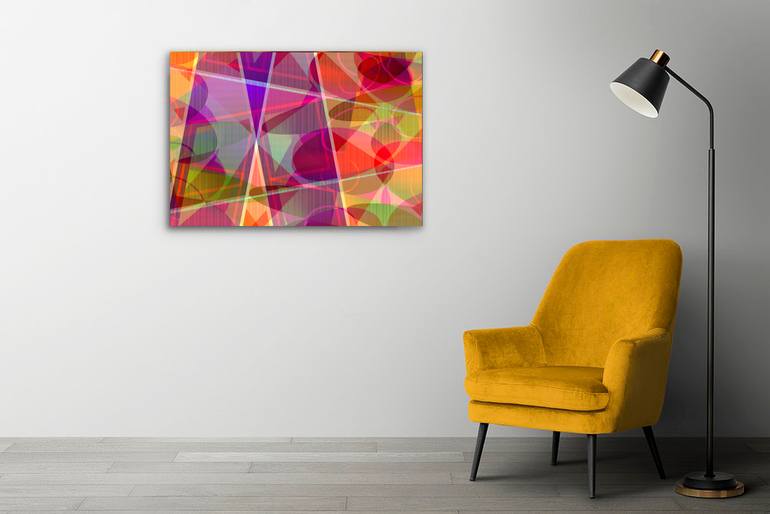 Original Abstract Expressionism Geometric Digital by Panos Pliassas