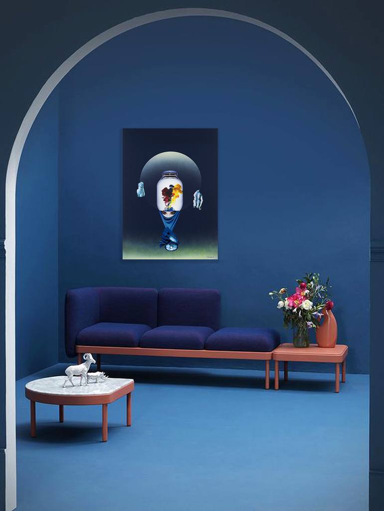 Original Conceptual Pop Culture/Celebrity Collage by Panos Pliassas