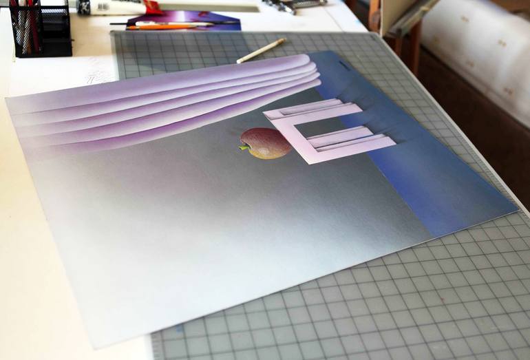 Original Conceptual Pop Culture/Celebrity Painting by Panos Pliassas