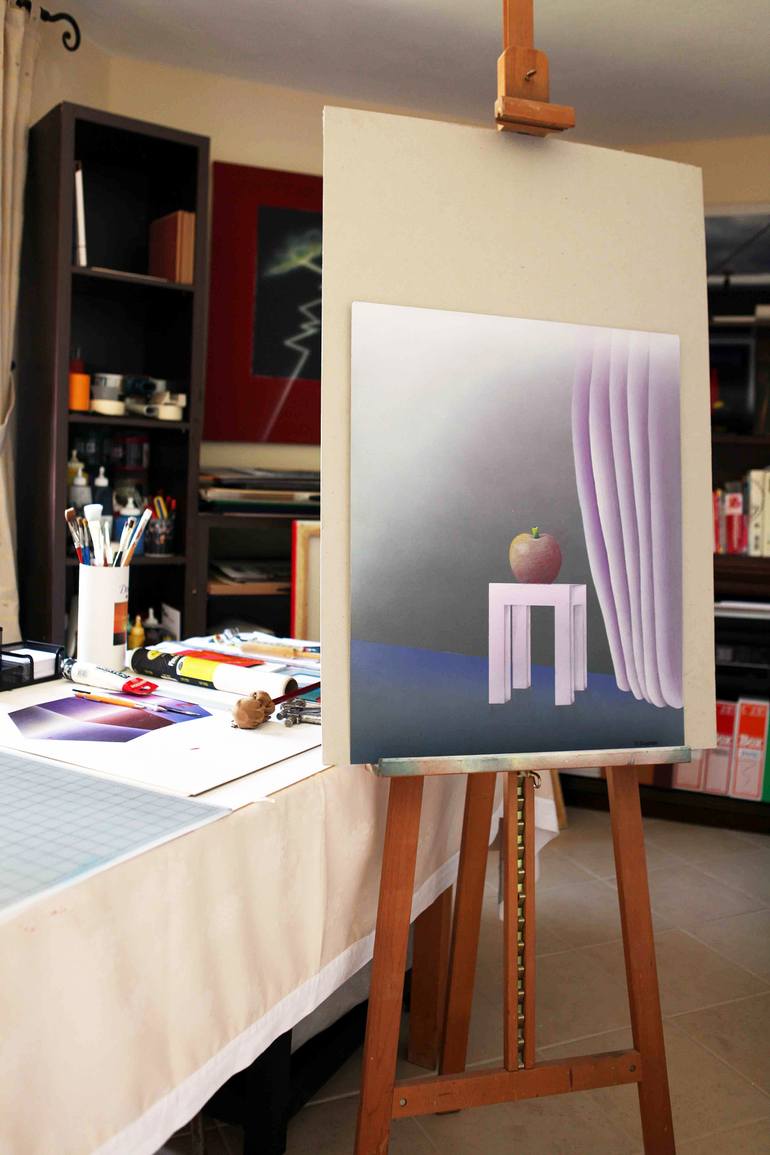 Original Conceptual Pop Culture/Celebrity Painting by Panos Pliassas