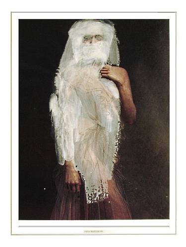 Saatchi Art Artist Ann Smart; Paintings, “Woman in a white veil (SOLD)” #art
