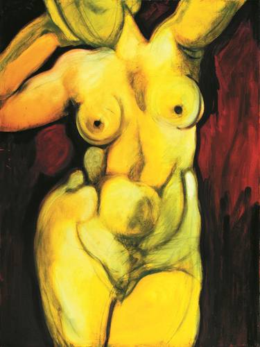 Original Nude Paintings by Veniamin Zakharov-Kholmskii