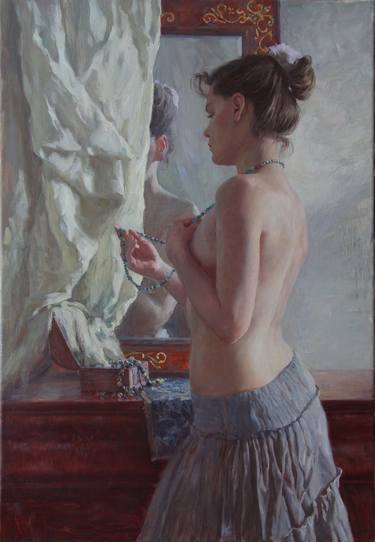 Original Nude Paintings by Anatolii Korobkin